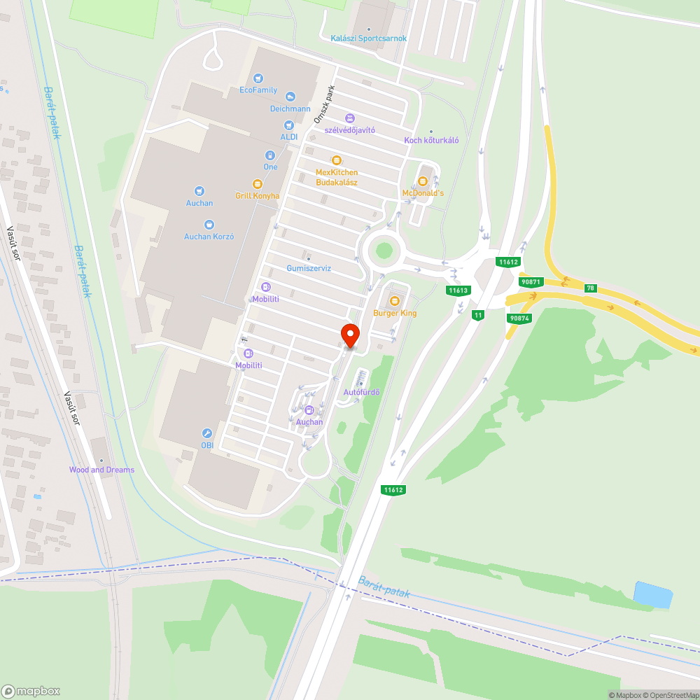 Kiégett leszállásjelző bejelentés helye