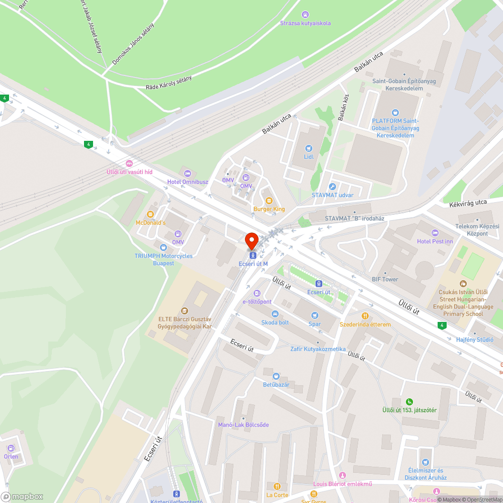 Kitört üveg bejelentés helye