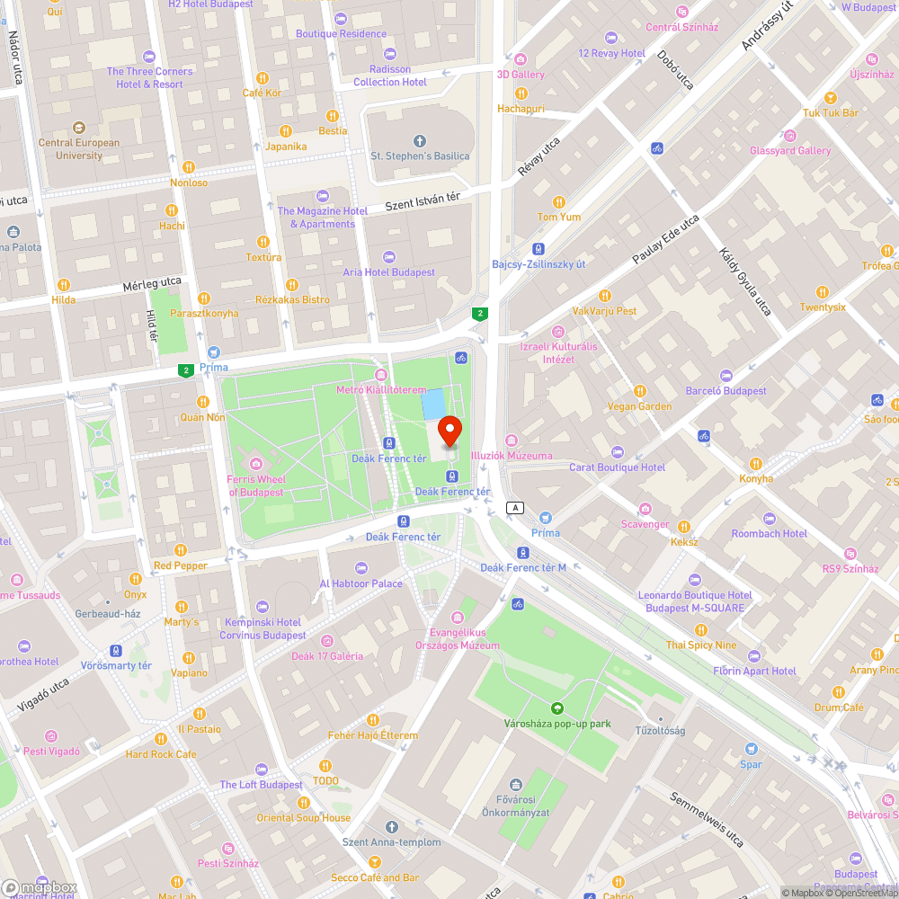 Az Erzsébet tér arculata bejelentés helye