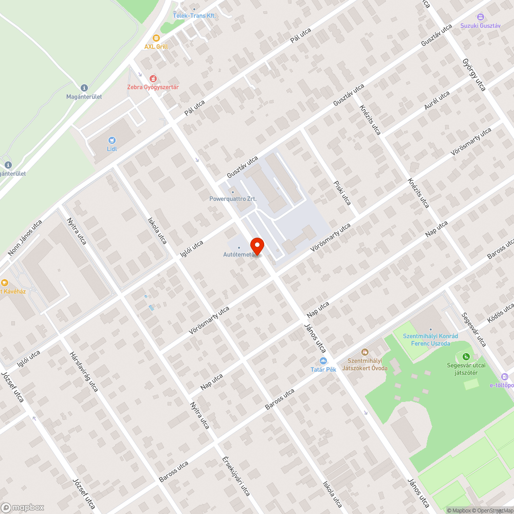 Nem akadálymentes peron (Vörösmarty utca) bejelentés helye