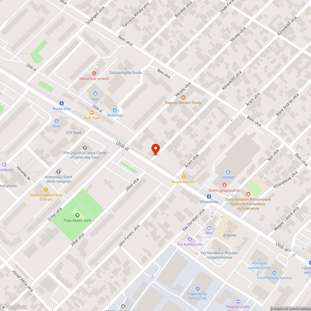 Elhagyott, törött autó bejelentés helye