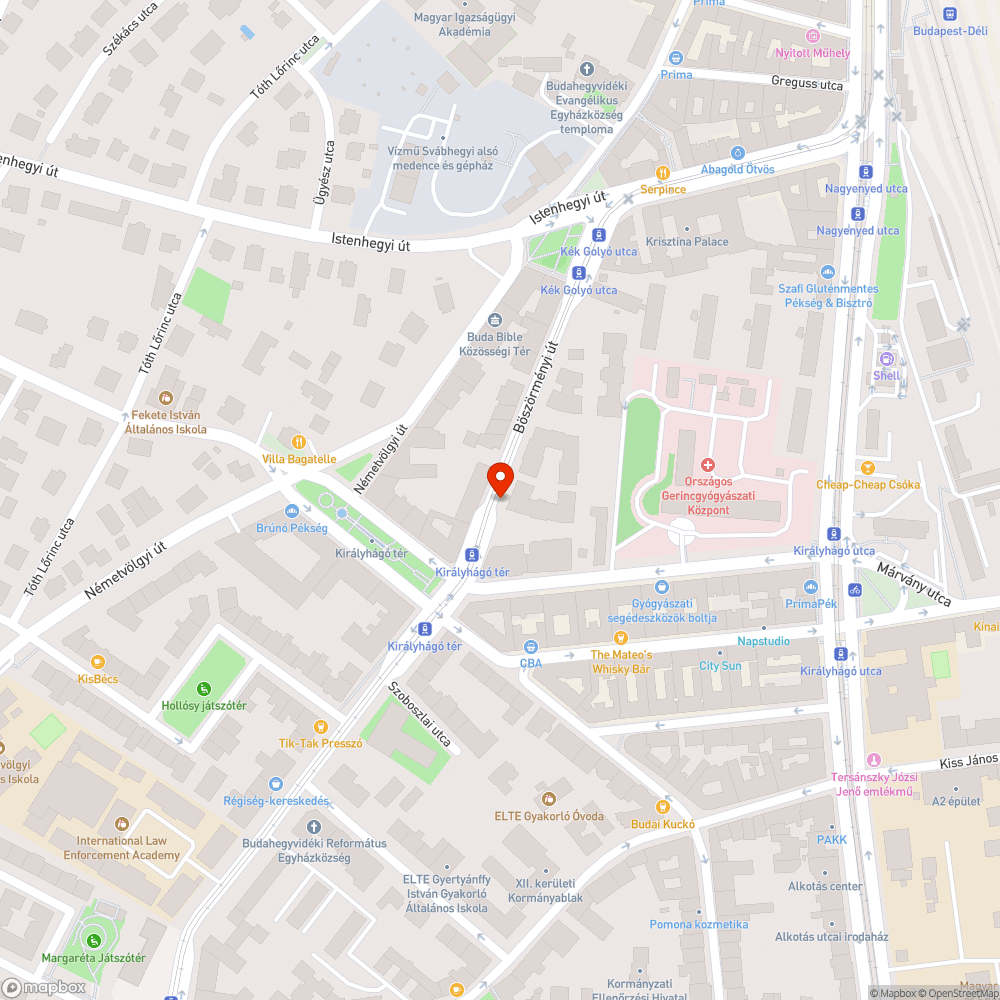 Új fa telepítése a Böszörményi úton bejelentés helye