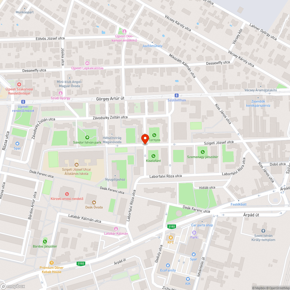 Burkolat javítás után ott hagyott törmelék bejelentés helye