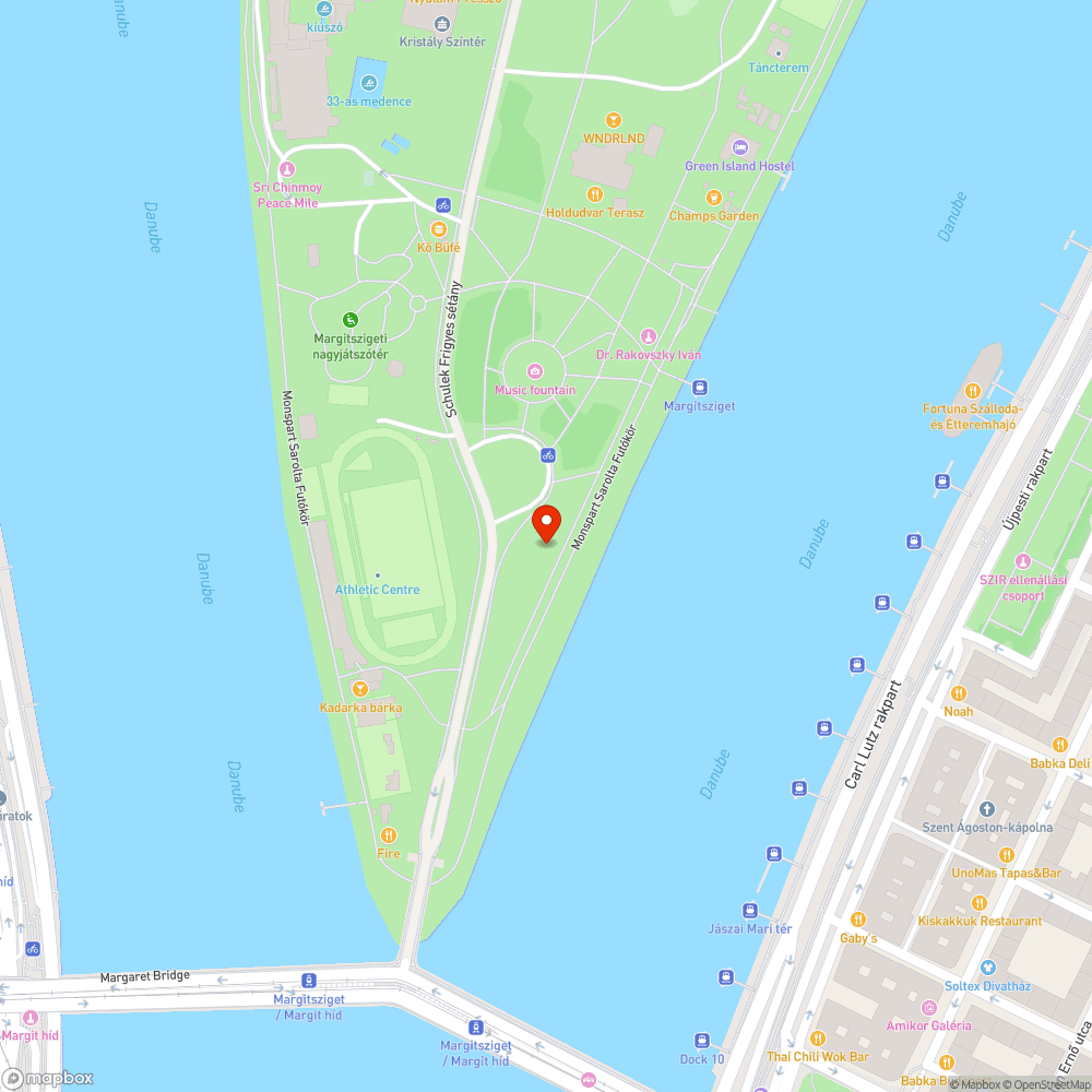 Margitszigeti probléma bejelentés helye