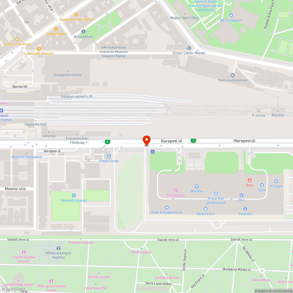 Kiálló kövek. bejelentés helye