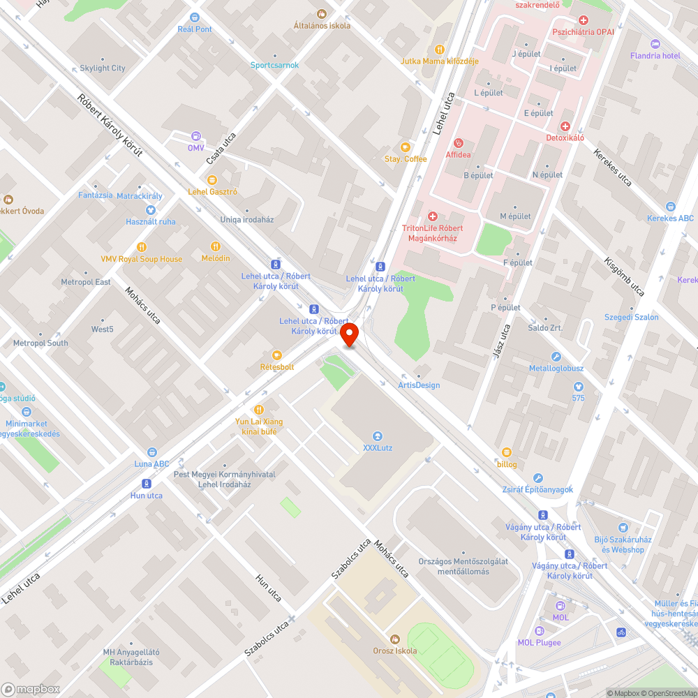 Megbontott korlát bejelentés helye