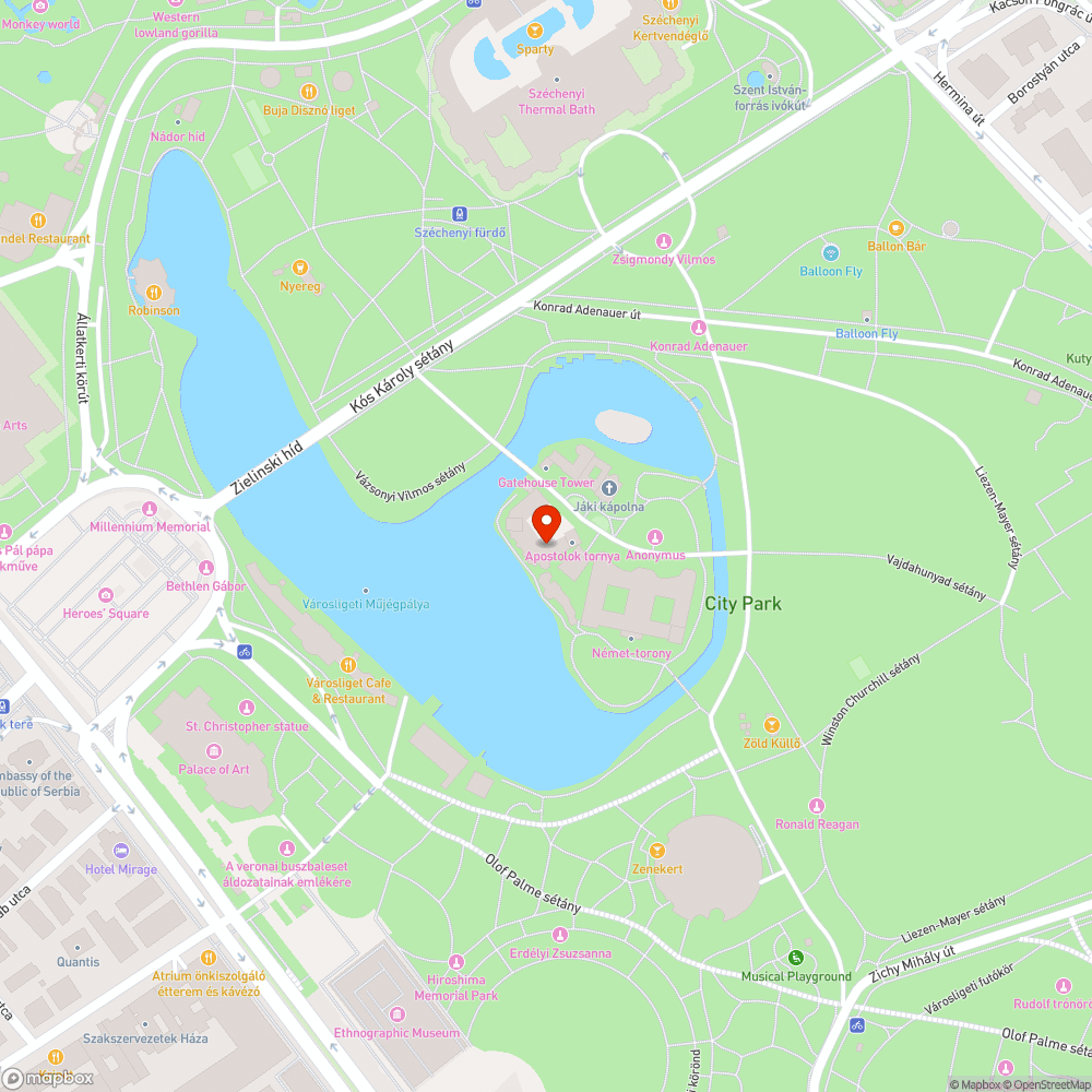 Graffiti és gaztenger a Vajdahunyad vára alatti sétányon bejelentés helye