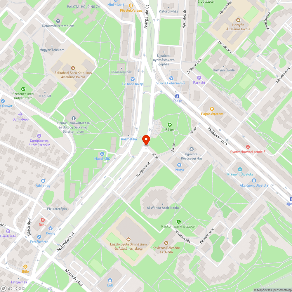 Letört villanyoszlop bejelentés helye