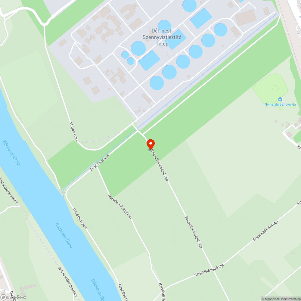 Illegális szemét bejelentése Soroksár és Pesterzsébet határán bejelentés helye