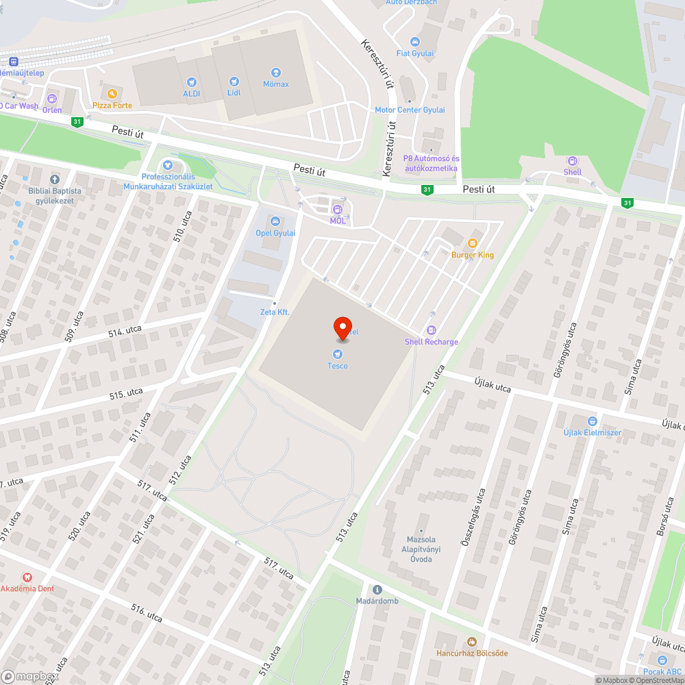 Szétdobált ruhák bejelentés helye