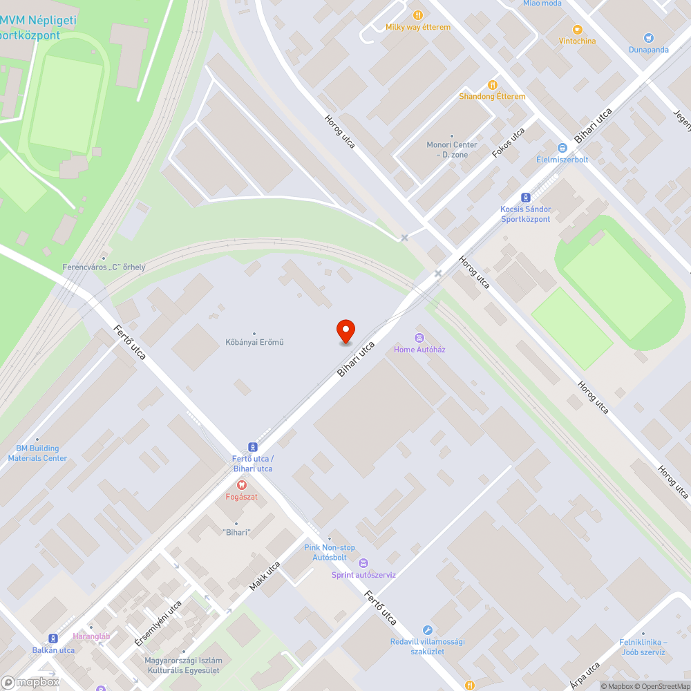 A buszmegálló teteje bejelentés helye