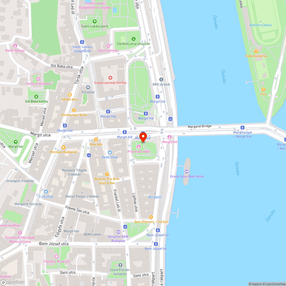 Graffitis Margit híd bejelentés helye