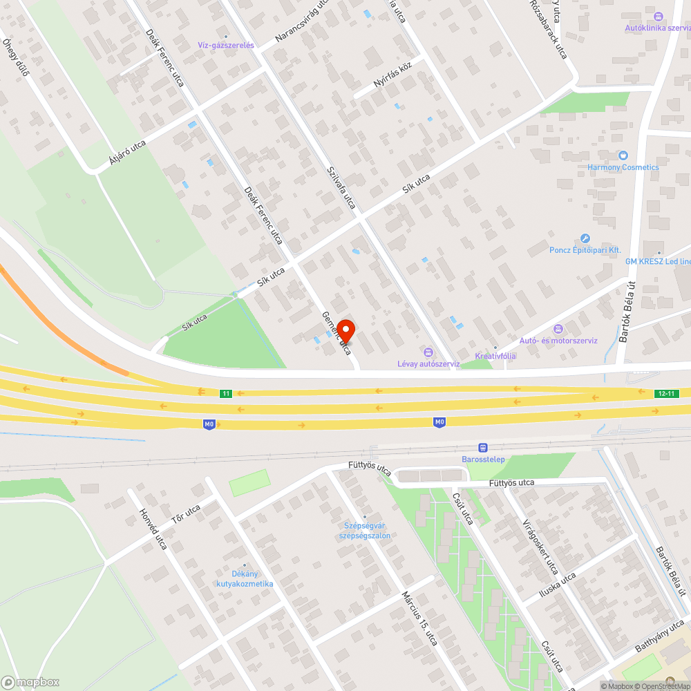 Büdös lé az úton bejelentés helye