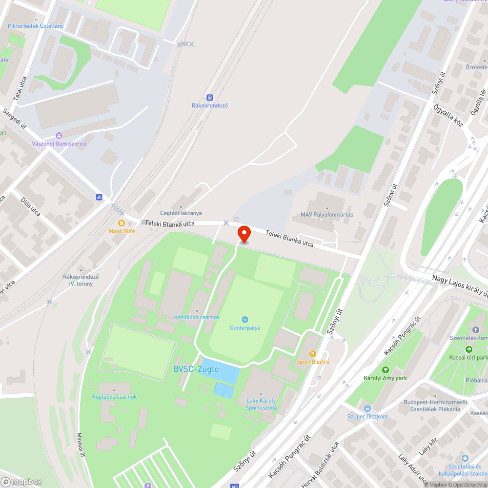 Beszakadt föld bejelentés helye