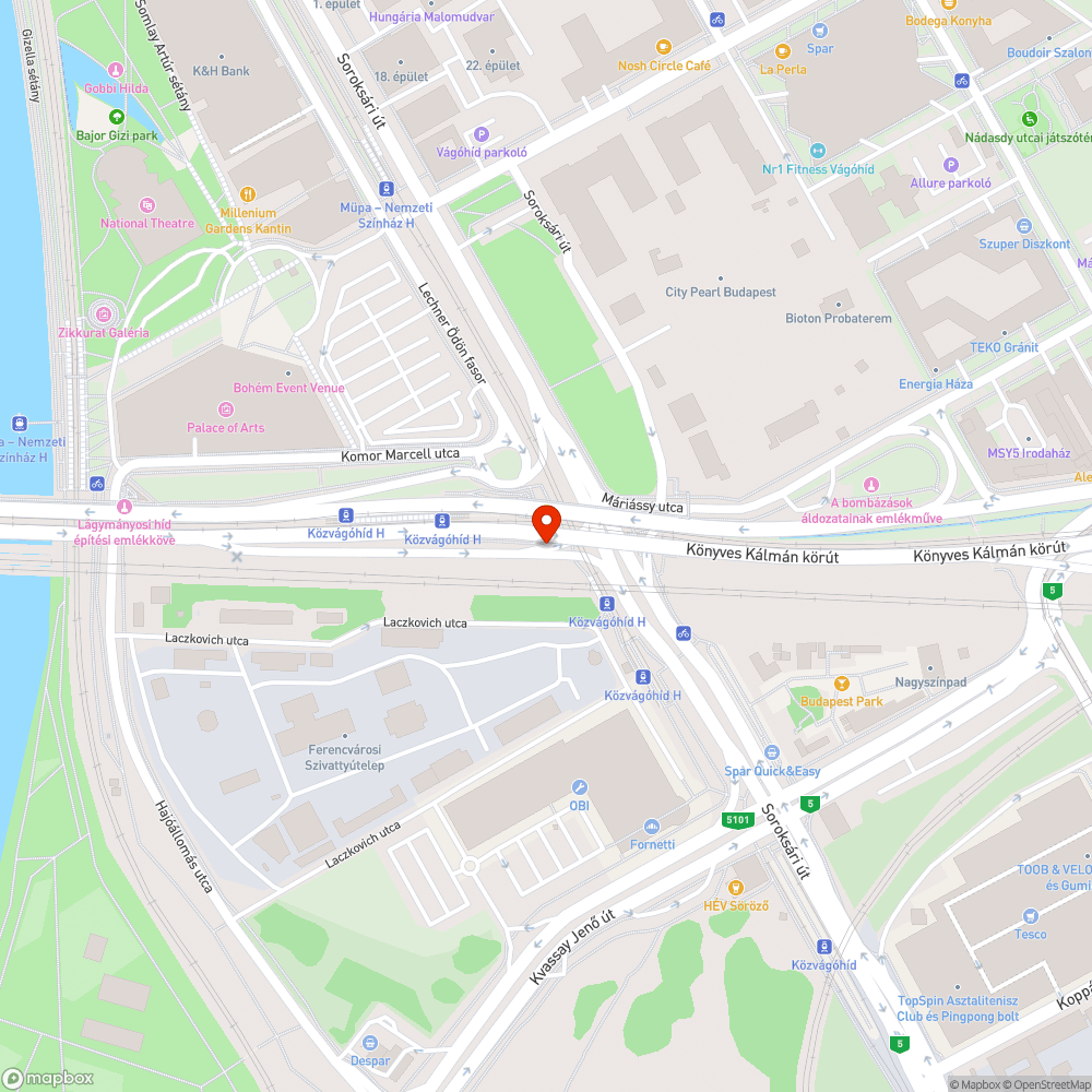 Hiányzó kerékpáros átvezetés bejelentés helye