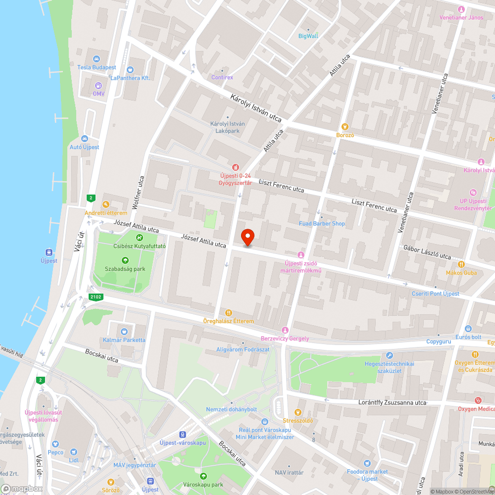 Szemét a parkban bejelentés helye