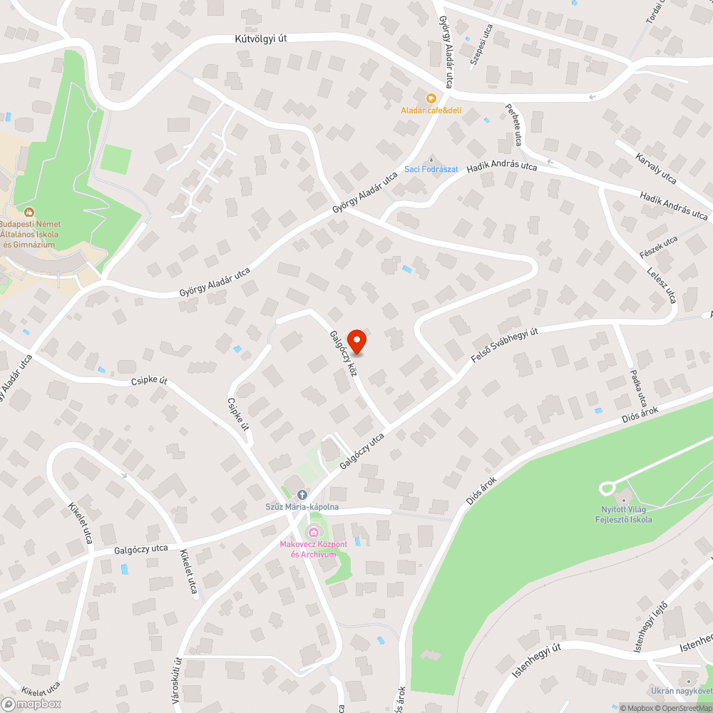 Beszakadt vízelnyelő bejelentés helye