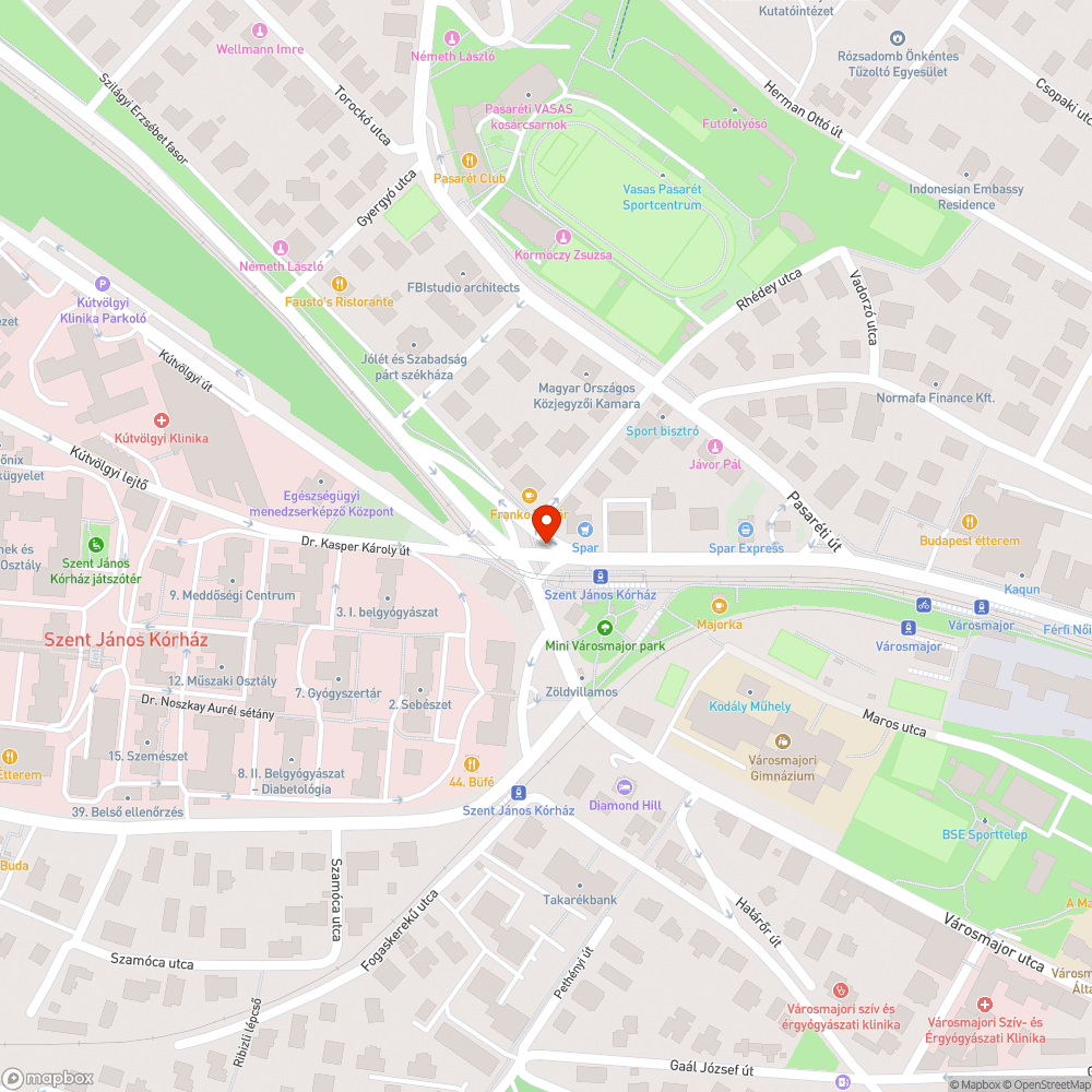 Gaz bejelentés helye