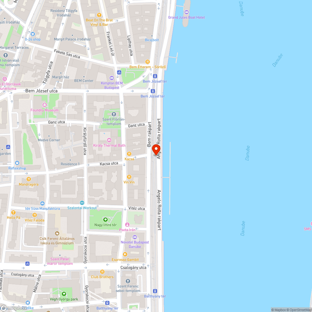 Megdőlt oszlop bejelentés helye