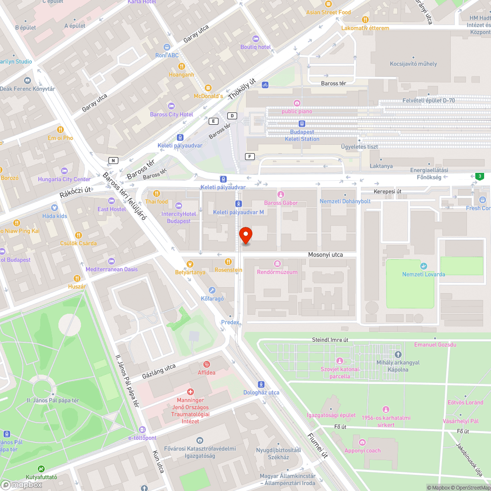 Kint felejtett tábla bejelentés helye