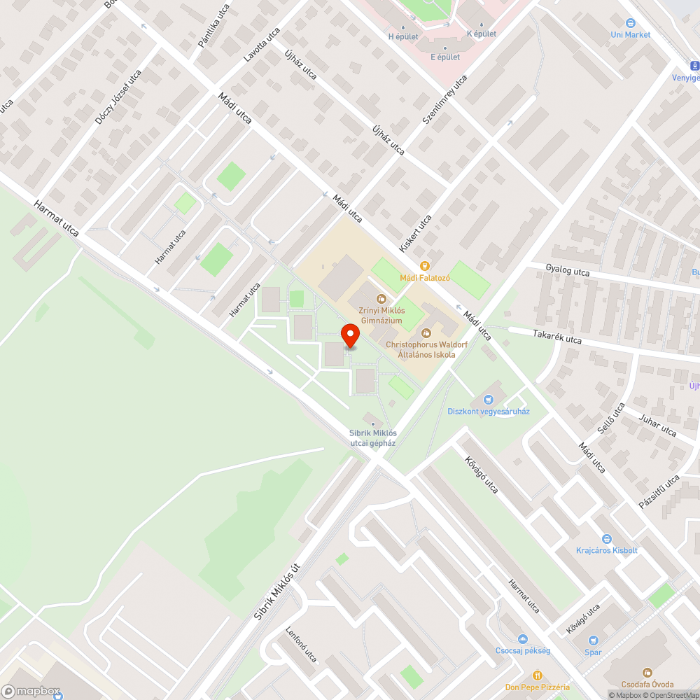 Téglarakás bejelentés helye