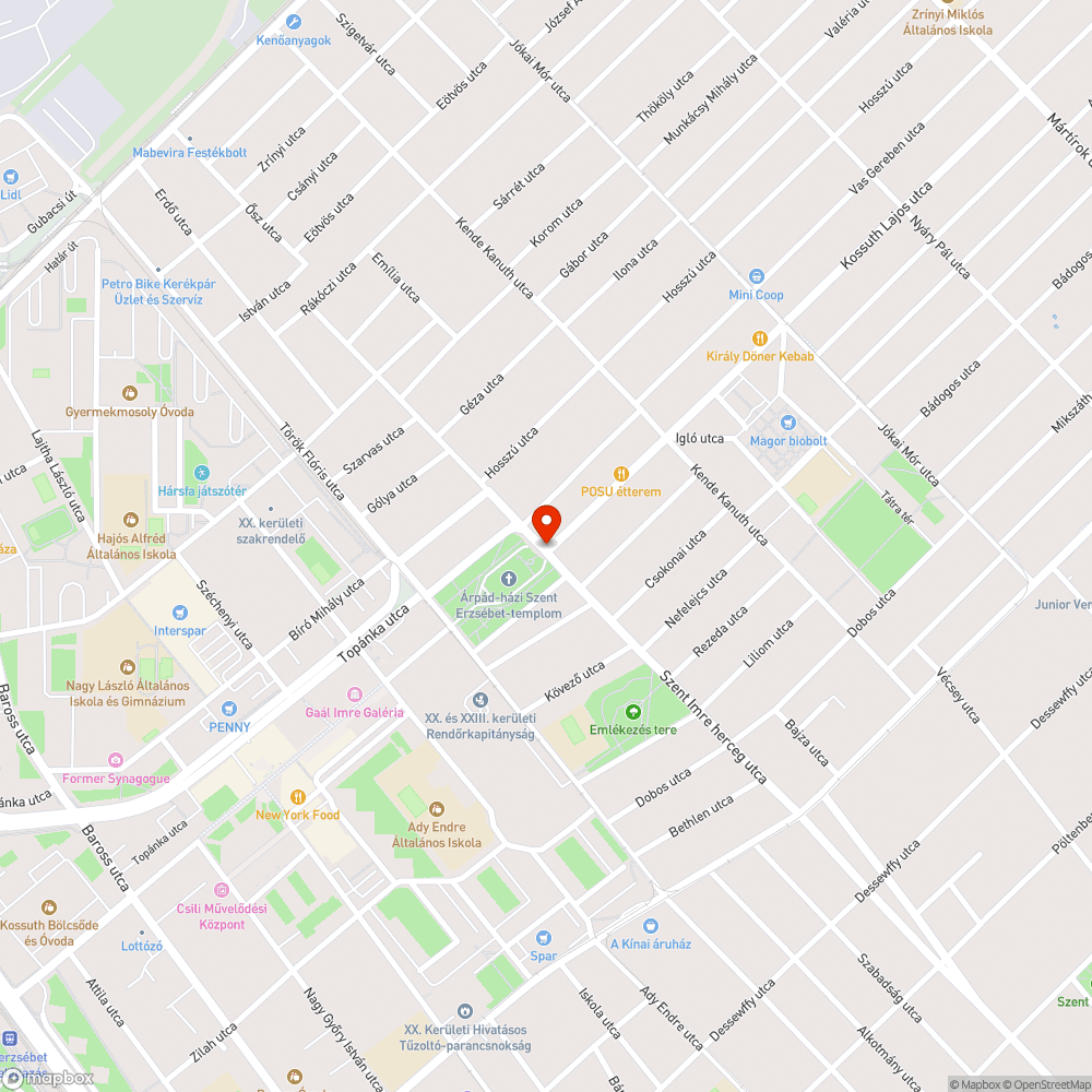 Lekopott záróvonal. bejelentés helye