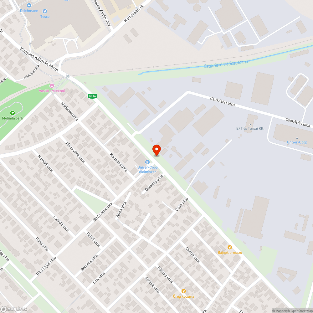 Járhatatlan járda a Könyves Kálmán körúton bejelentés helye