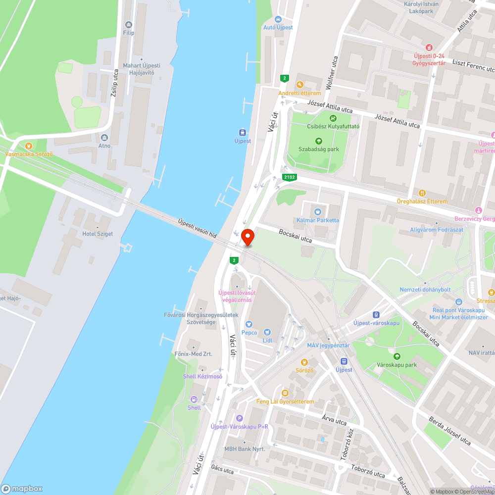 Növényzet bejelentés helye