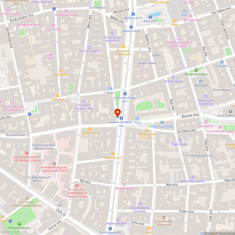 Beszakadó járda bejelentés helye