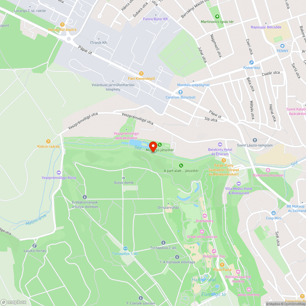 Sérült kilátó bejelentés helye