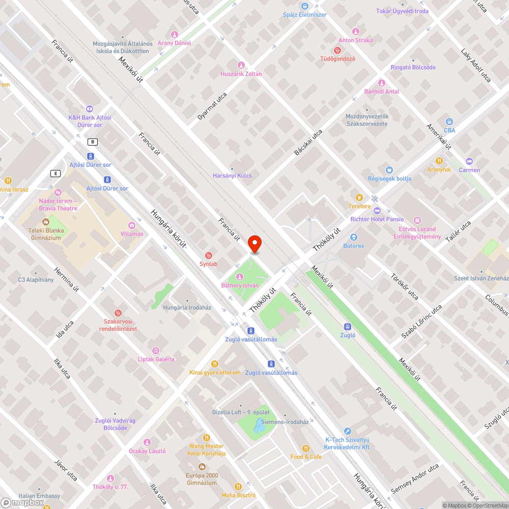 Elhanyagolt park és hatalmas fű bejelentés helye