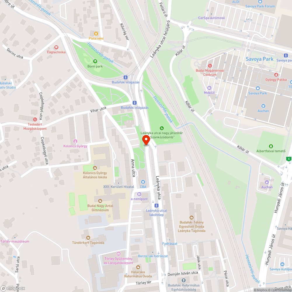 Elhagyott tábla bejelentés helye