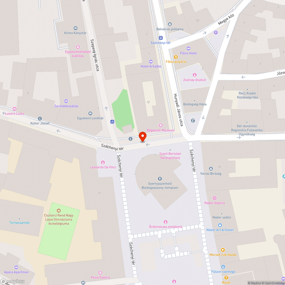 Megdőlt oszlop bejelentés helye