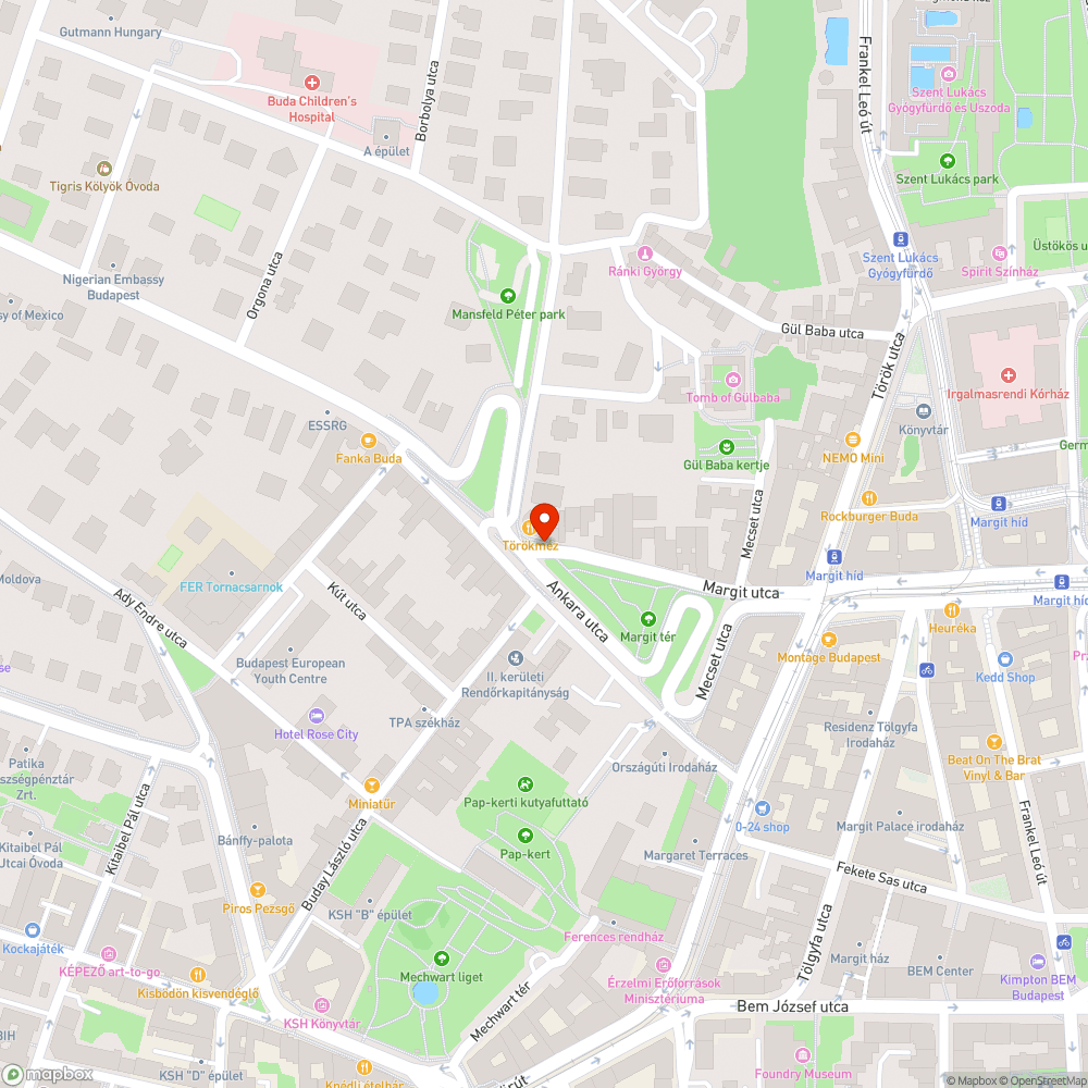 Kátyús töredezett járda a Margit utcában bejelentés helye