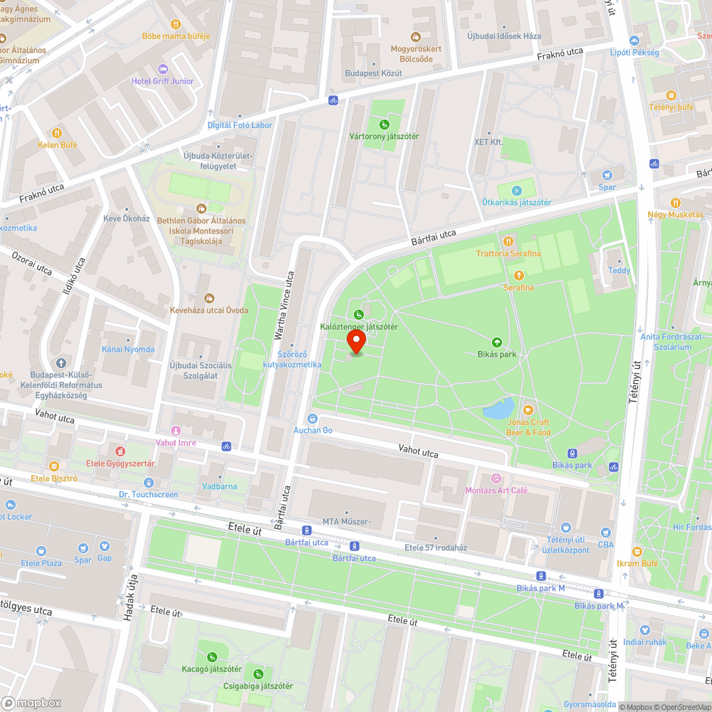 Vizes homokozó bejelentés helye