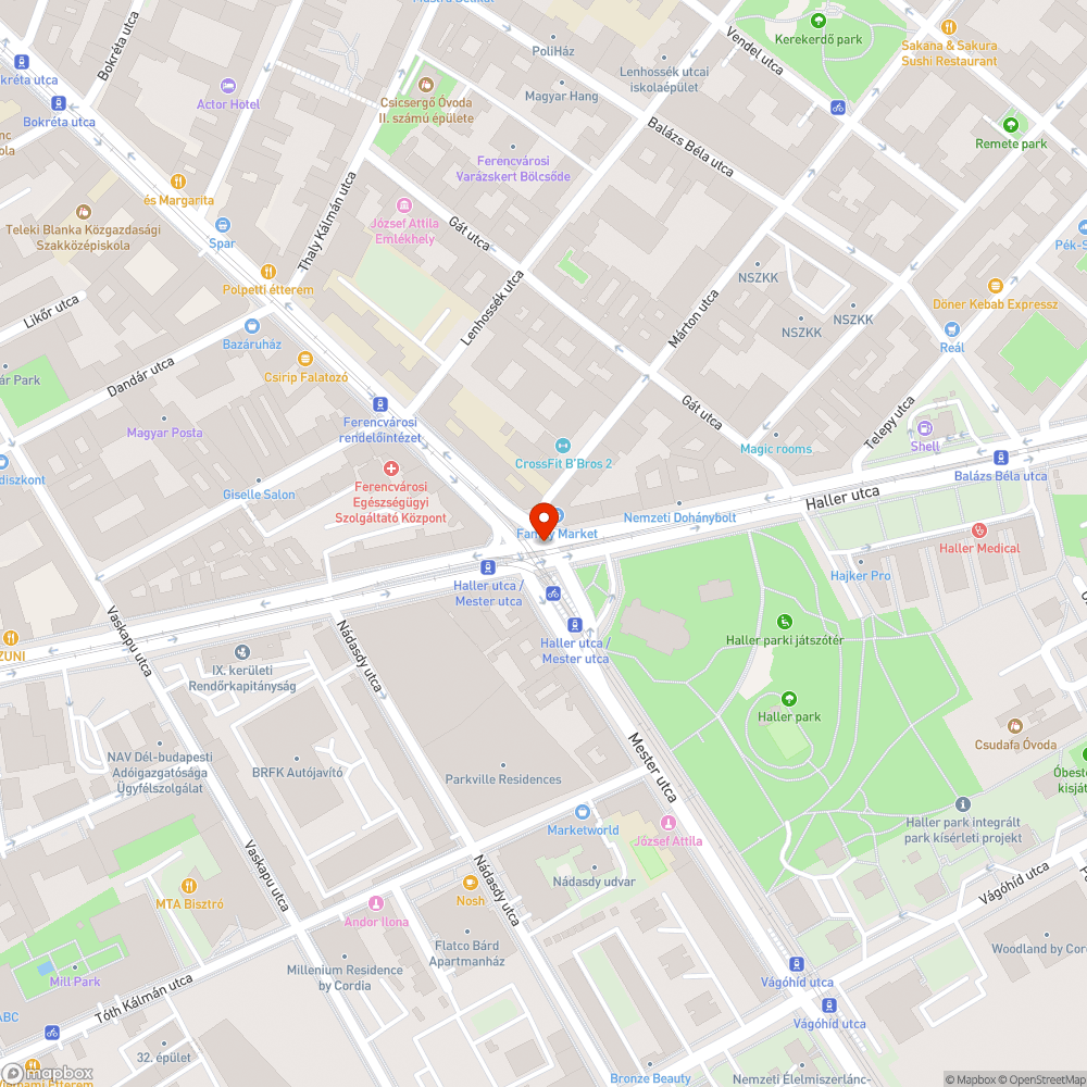 Gyalogátkelő festés kopott bejelentés helye