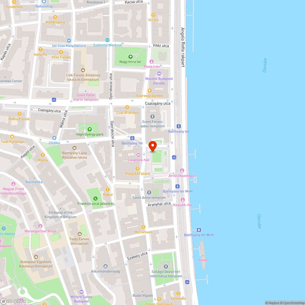 Firkás tábla (Batthyány tér) bejelentés helye