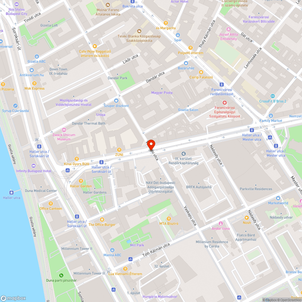 Hiányzó burkolat bejelentés helye