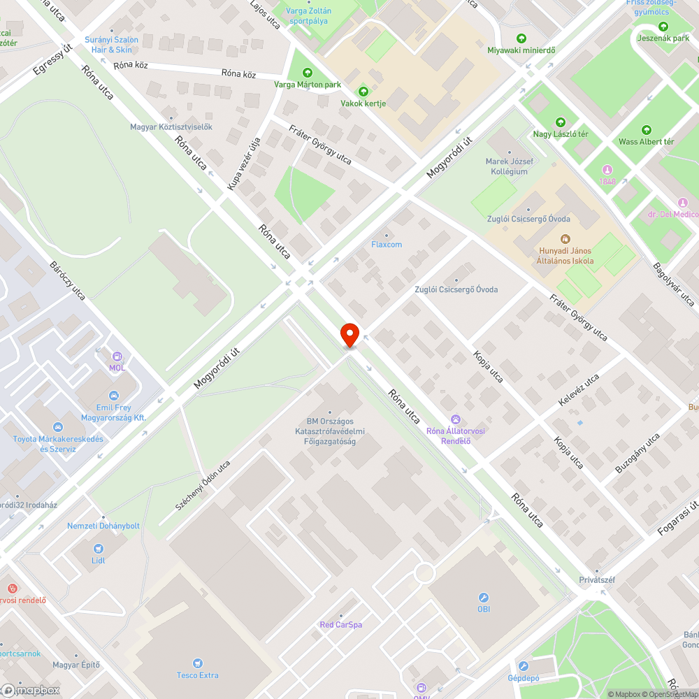 Kidőlt tábla bejelentés helye