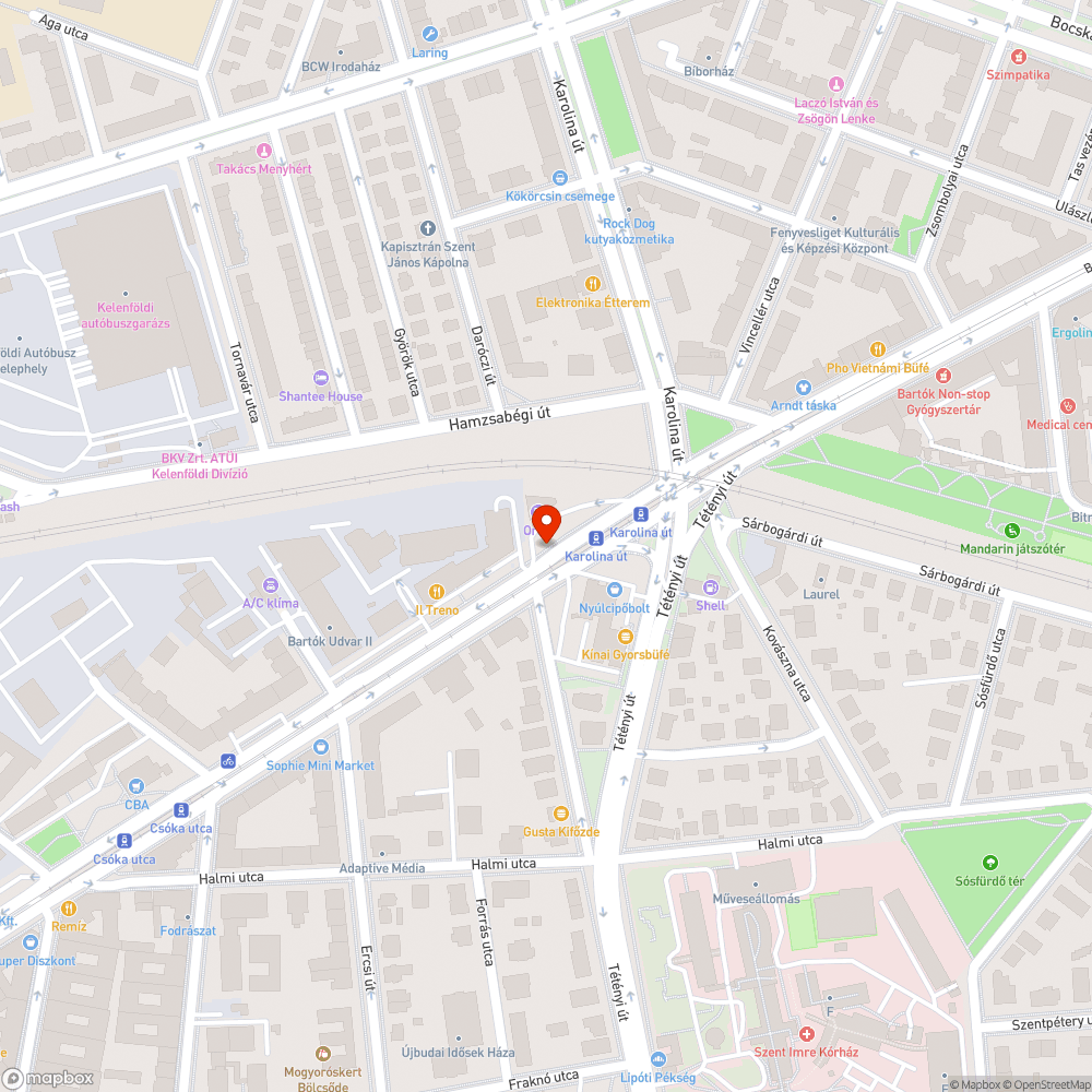 Megnőtt fűzfa a Bartók Béla úton bejelentés helye