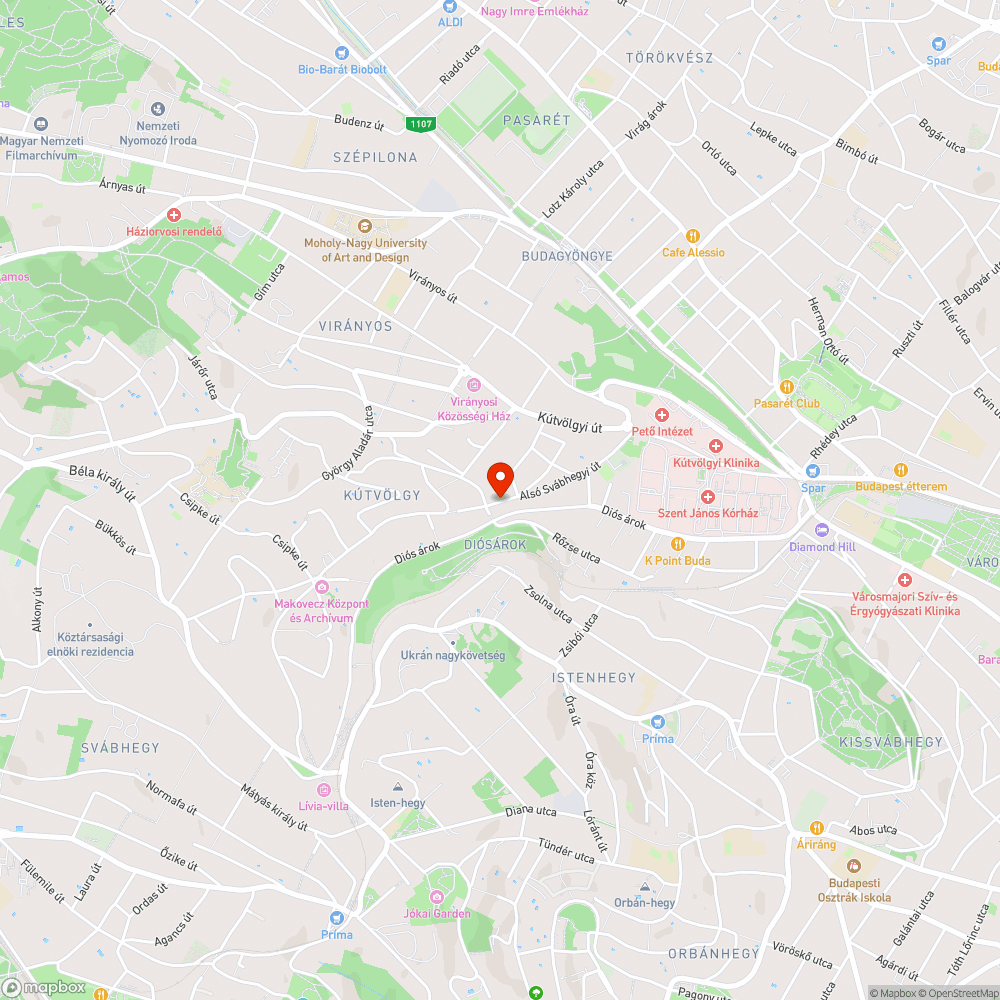 Beszakadt útburkolat bejelentés helye