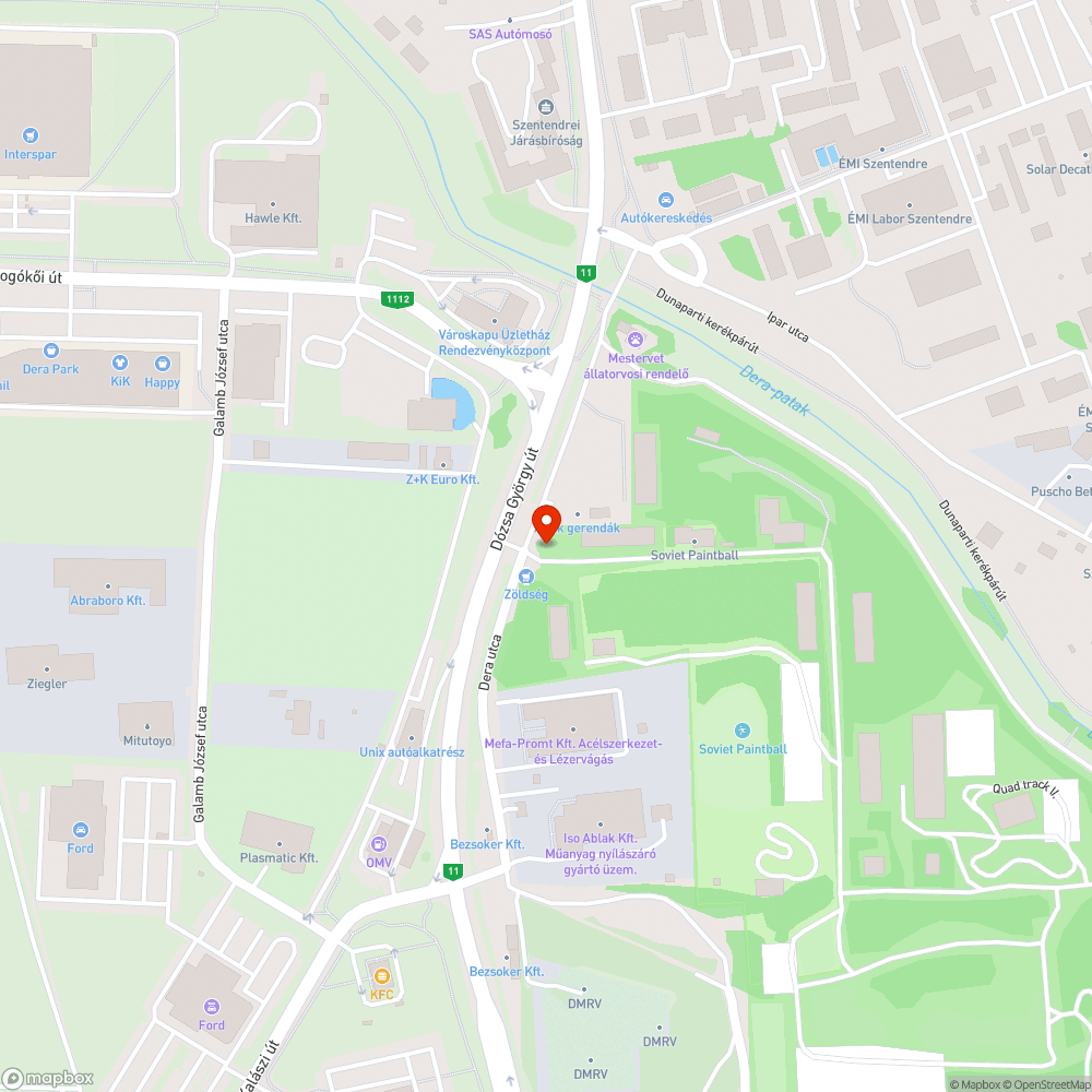 Kosz! bejelentés helye