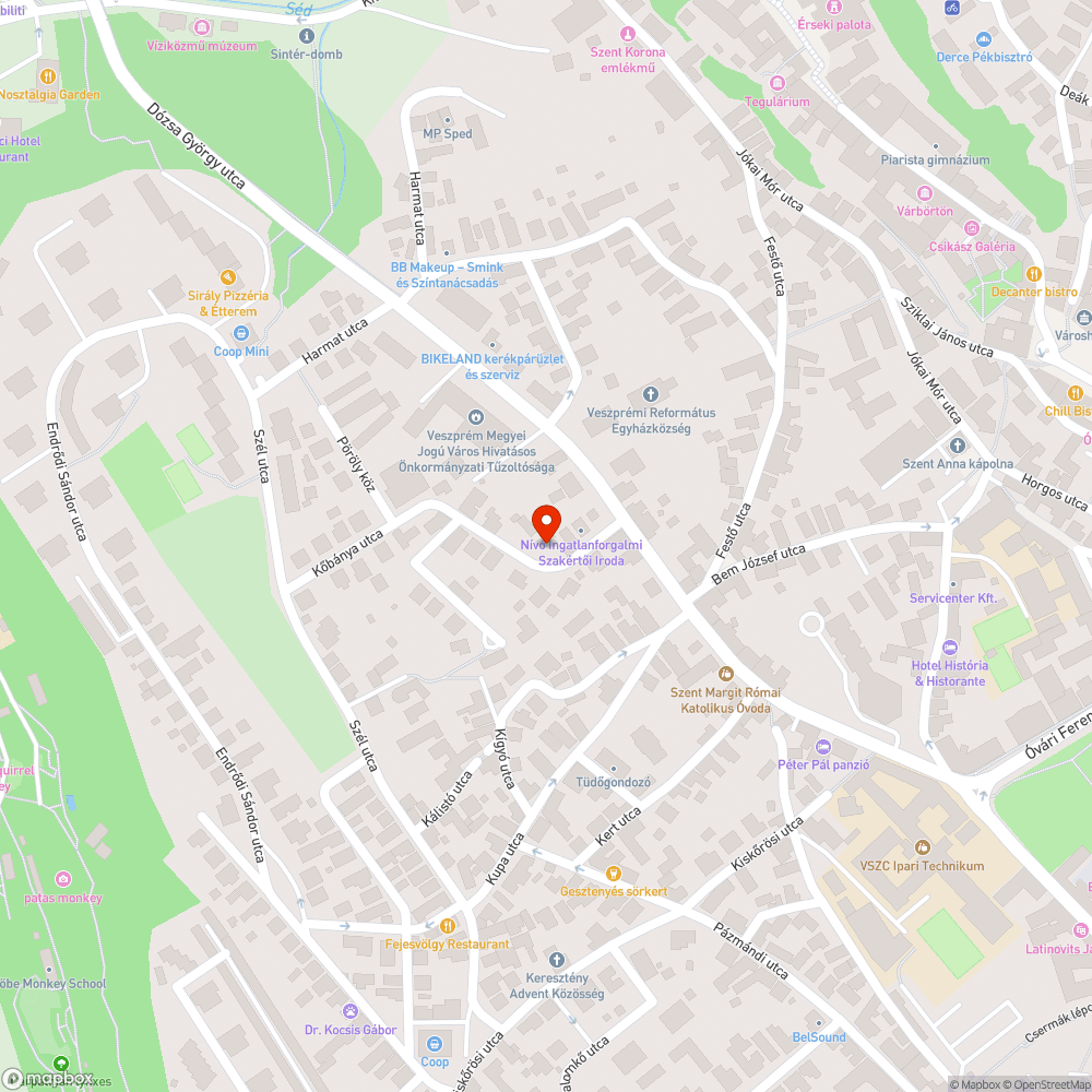 Nem működő ivókút bejelentés helye