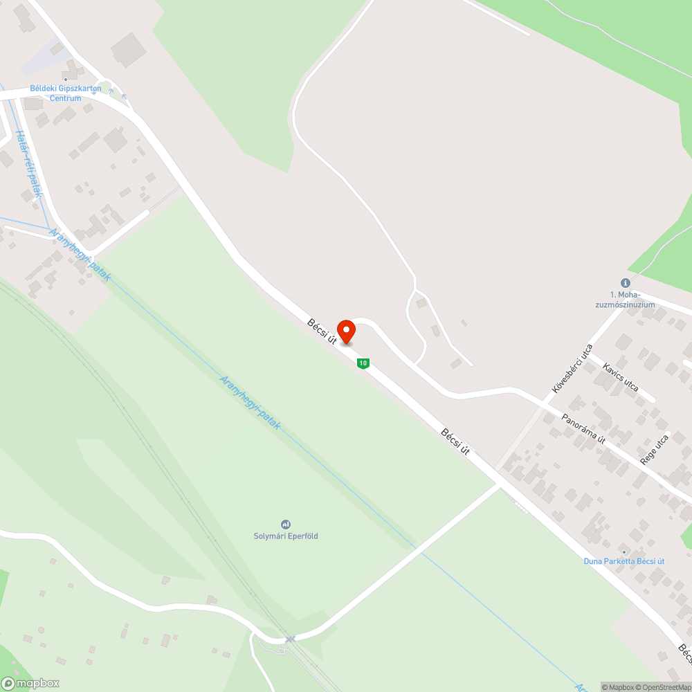 Iszap és por a Külső Bécsi úton bejelentés helye