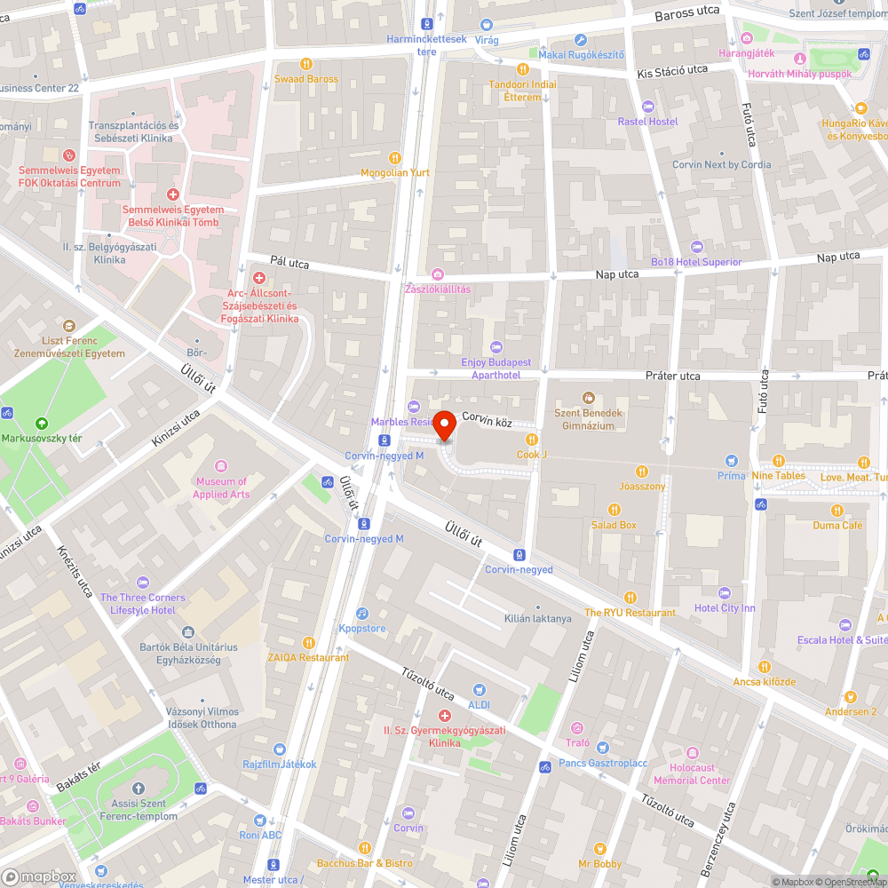 Kimerült kerékpártároló kapacitás bejelentés helye