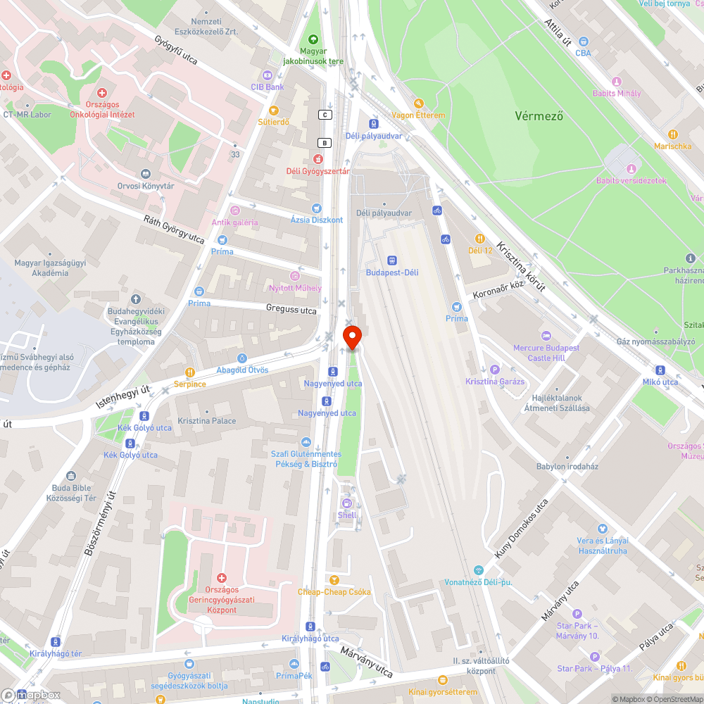 Döglött patkány bejelentés helye