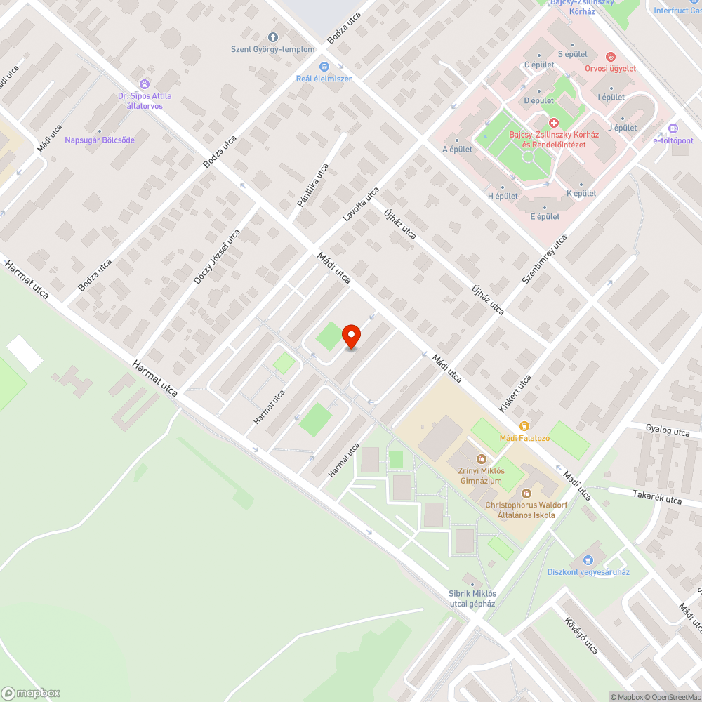 Matrac bejelentés helye