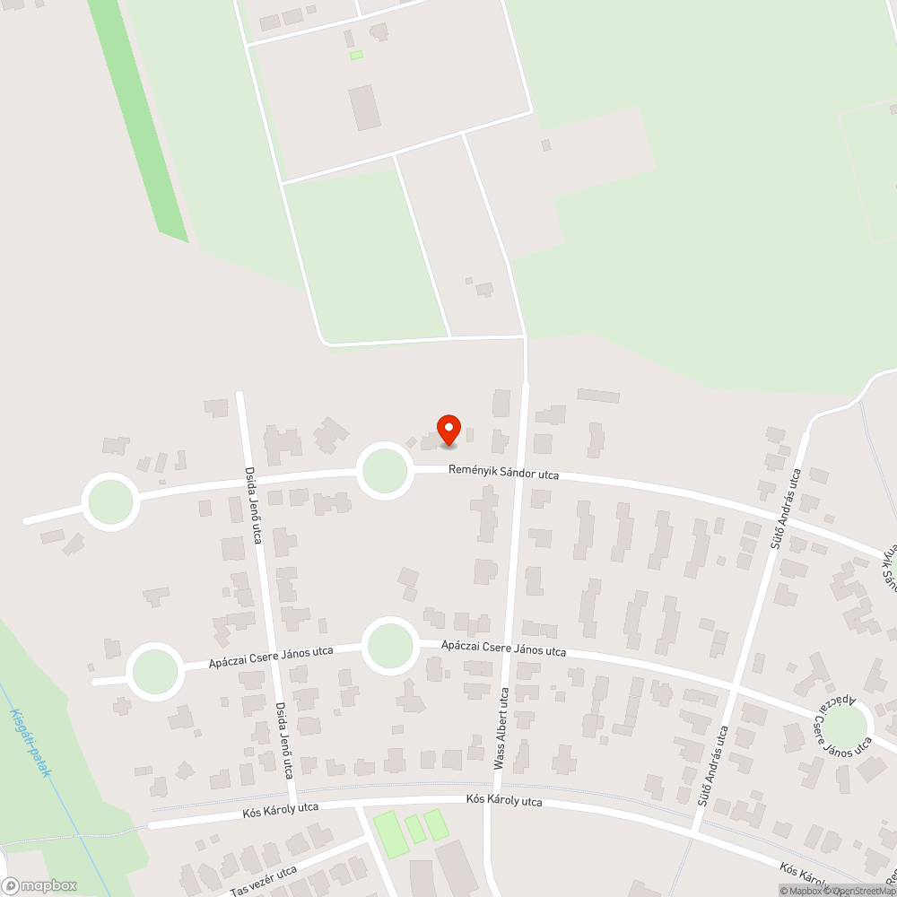 Hiányzó járdaszakasz bejelentés helye