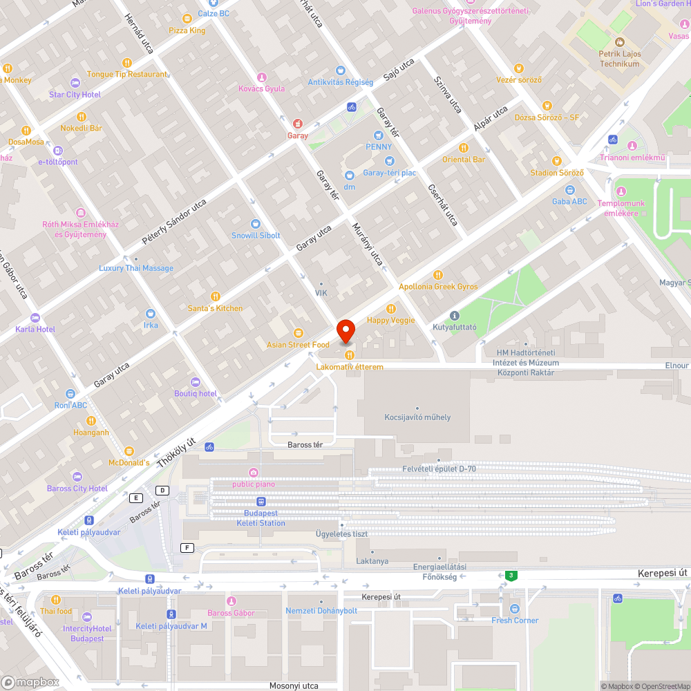 Felborult kuka bejelentés helye