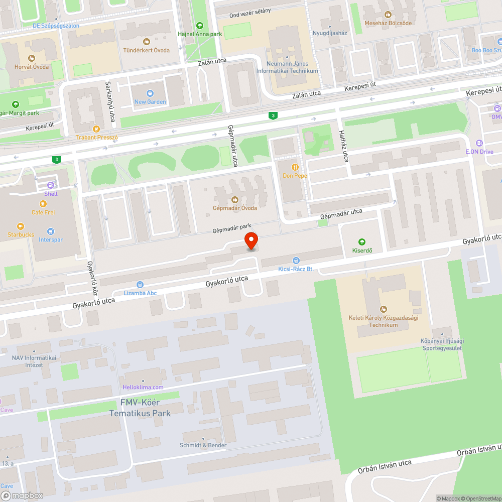 Mozgáskorlátozott parkolóhely bejelentés helye